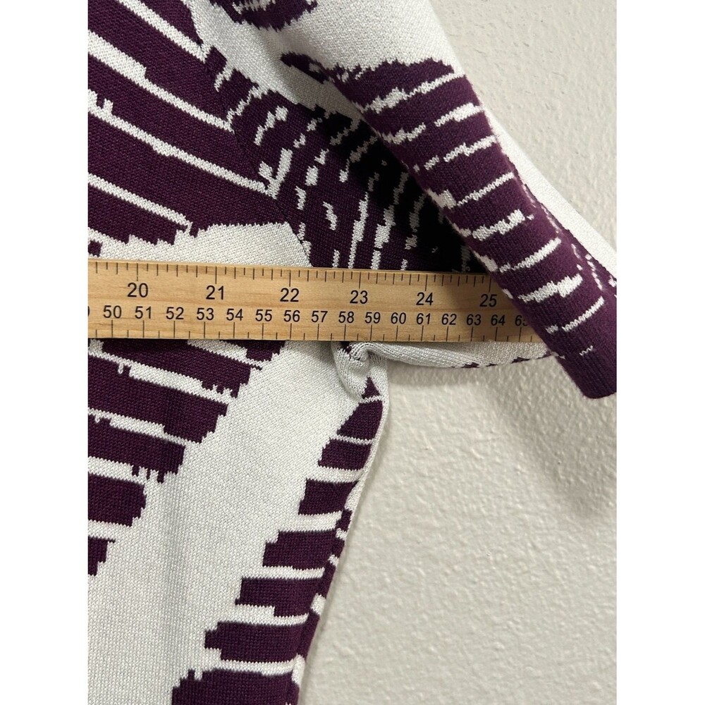 Ashley Stewart‎ Womens Short Sleeve Sweater Dress 22/24W Purple NWT - Picture 7 of 8